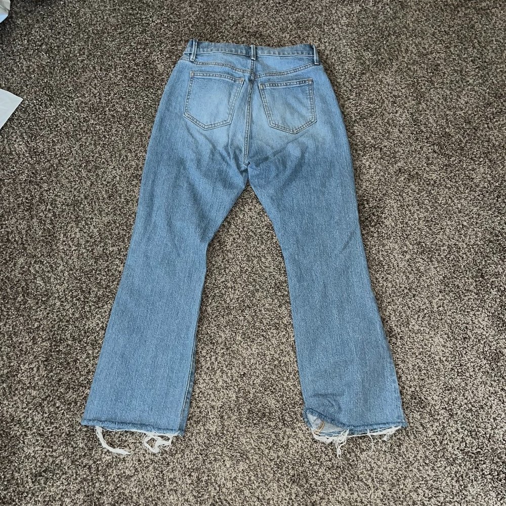 mid rise boot cut jeans